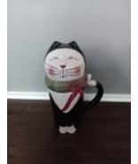 Oneida Christmas Cat Mug - removeable head to keep drinks warm. 16 oz.  - $168.13 MXN