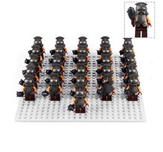 LOTR Battle of Black Gate Mordor Orc Army Set 26 Minifigures Lot - £27.44 GBP