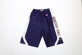 Vtg Champion Mens Small Minnesota State University Spell Out Gym Shorts Purple - £31.61 GBP