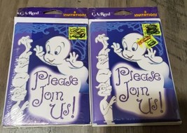 Vintage Party Invitations Casper The Friendly Ghost 2 Packs 14 Invites - £18.21 GBP