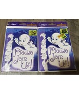 Vintage Party Invitations Casper The Friendly Ghost 2 Packs 14 Invites - £18.21 GBP