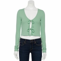 SO® Long Sleeve Cardigan RAINWATER BLUE Women&#39;s JR Sz M NWT MSRP$28 - $322.67 MXN