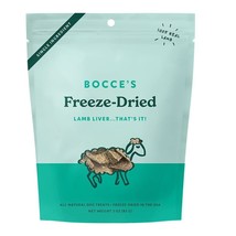 Bocce&#39;s Bakery Dog Freeze Dried Lamb Liver Treats 3oz. - £11.90 GBP