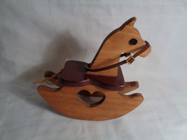 Dollhouse Wood Rocking Horse - as is - £9.50 GBP