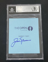 Jack Nicklaus Autographed 2005 Open Championship Sunday Scorecard Bas - £298.29 GBP