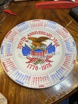 Vtg Americas 200th Anniversary Bicentennial Collector Plate 1975 Spencer Gifts  - £15.77 GBP