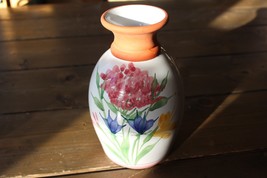 Emerson Creek Pottery Bedford Virginia Bud Vase Floral Design Dated 1991 - £12.76 GBP
