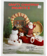 Vintage 1980 Crafty Christmas Projects 2 Booklet Ornaments Etc - £9.60 GBP