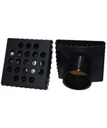 Square  Shower Drain Black Iron  - $108.92 CAD