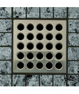 Square Shower Drain Brush Nickel PVD - $58.70 CAD