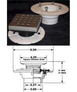 Strainer for Square Shower Drain - ABS - $20.41 CAD