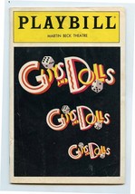 Guys and Dolls Playbill Martin Beck Theatre Nathan Lane, Peter Gallagher  - £9.12 GBP