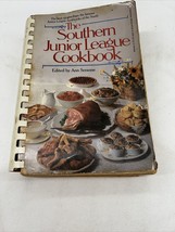 Vintage Cookbook Spiral Southern Junior League Recipes Stuffings Meats Soup - £32.47 GBP