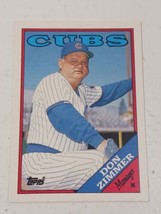 Don Zimmer Chicago Cubs 1988 Topps Card #131T - £0.77 GBP