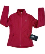 SPYDER Women&#39;s Pink Full Zip Plush Mid Weight Knit Sweater Size XS, 3675-11 - £71.10 GBP