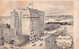 New York City~Hotel WILLARD-WEST 76th ST-BROADWAY-WEST END~1910s Artist Postcard - £6.91 GBP