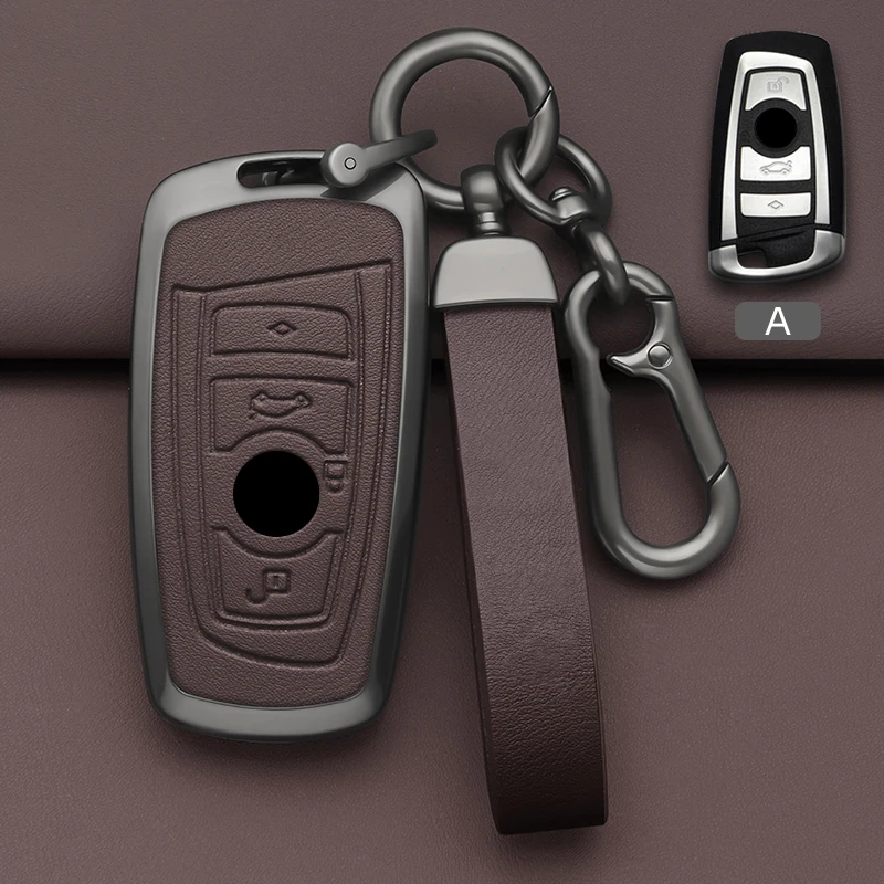Alloy Style Car Key Case Cover Shell Fob For F10 F20 F30 F80 X3 F25 F26 ... - $21.61+