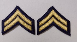 Army Corporal NON-COMBAT Unit Soldier Chevrons 1948-1951 Pair (2) :KY23-21 - £3.44 GBP