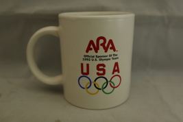 Vintage 1992 ARA Food Services U.S. Olympic Team Sponsorship Advertising Mug - £16.30 GBP