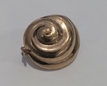 Vtg Sterling Silver 925 Vermeil Nautical Seashell Puff Scarf Enhancer Cl... - $39.50