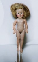 Vintage 1950s Ideal Shirley Temple Doll 12&quot; Vinyl Shirley ST-12-N Nude - £38.91 GBP