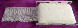 Vintage Wide White Lace By The Yard 5.5&quot; Wide - €6,78 EUR