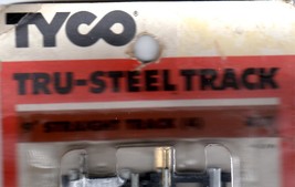 HO Trains Tyco Tru-Steel Tracks  ( Straight Track&#39;s- set of 4) - £9.36 GBP