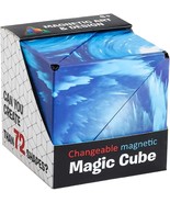 Magnetic Magic Cube - Magic Cube for Kids - Blue Color Cube - Brain Teas... - $14.19