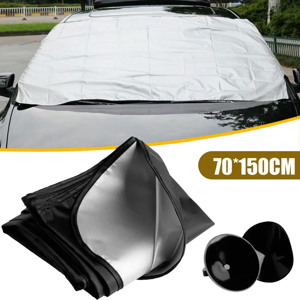 150*70cm Car SUV Windshield Folding Protect Cover Snow Ice Frost Protector - £9.81 GBP