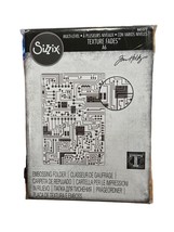 Sizzix 3D Textured Impressions Embossing Folder By Tim Holtz-Circuit 665372 - £10.18 GBP