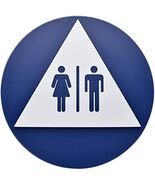 Hillman 844607 Triangle and Circle Sign (12&quot;), Unisex Restroom Symbol - $38.37 CAD
