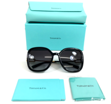 Tiffany &amp; Co. Sunglasses TF4202-U 8001/3C Black Butterfly w Grey Gradient Lenses - $222.74