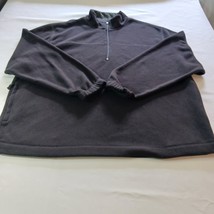 Saddlebred 1/4 Zip Men&#39;s Gray Long Sleeves Pullover Fleece Sweatshirt Si... - €11,26 EUR
