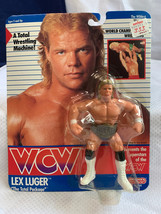 1990 Galoob WCW Wrestler &quot;LEX LUGER&quot; Action Figure in Sealed Blister Pack - $128.65