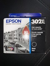 Genuine Epson 302XL Black Ink Cartridge T302XL020-S Exp 11/2023 - £22.37 GBP