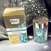 RoC Skincare Hydrate + Plump Serum Capsules 30 CAPSULES NIB – Full Size - £19.54 GBP