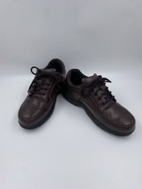 Rockport Eureka Mens Brown Leather Lace Up Comfort Shoes Size 8.5 - £15.70 GBP