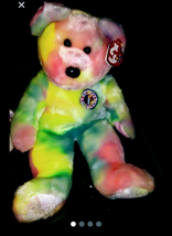 2000 TY Birthday B.B Bear Vintage Beanie Buddy *First Beanie Without Birthday - £13.97 GBP