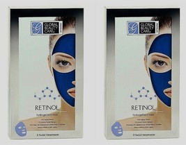 2X Global Beauty Care Premium Retinol Hydrogel Face Mask, 3 Facial Treat... - $368.46 MXN