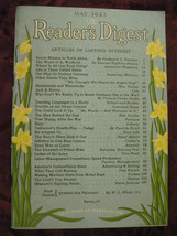 Readers Digest May 1943 Samuel Hopkins Adams WAACS Paul De Kreif Robert Coughlan - £6.33 GBP
