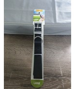 Ruffin&#39; It Large Soft &amp; Strong Dog Collar  -  Black w/ Silver Buckle NEW - $277.08 MXN