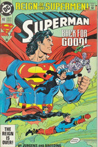 Superman Back For Good! #82 Oct. 1993 DC Comics Jurgens and Breeding Vin... - $8.50