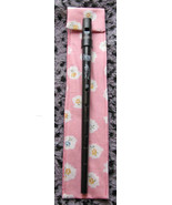 Pink Flowers Tinwhistle Case/Fully Lined/Hanging Loop D - $11.60