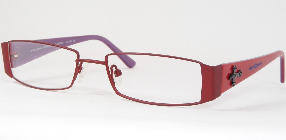 Más Y Más 50080 330 Rojo Lila Único Raro GAFAS 52-16-135 Alemania (Notas) - $46.35
