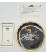 1994 Hamilton Collection Star Wars Mellennium Falcon Decorative Plate 8&quot;... - £15.92 GBP