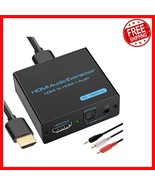Multi-Mode HDMI Audio Extractor - High Quality 4K Splitter with DTS Support - $57.83 CAD