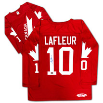 Guy Lafleur Autographed Red Team Canada 1976 Jersey - £223.89 GBP