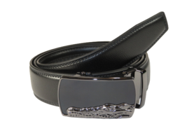 Mens VALENTINI Leather Belt Automatic Adjustable Removable Buckle RT023 ... - £23.53 GBP