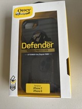 OtterBox Defender Case Black iPhone 8 & 7  Rugged Protection No belt Clip - $19.79
