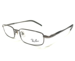 Ray-Ban Eyeglasses Frames RB6116 2502 Shiny Gunmetal Gray Rectangle 51-1... - $69.87